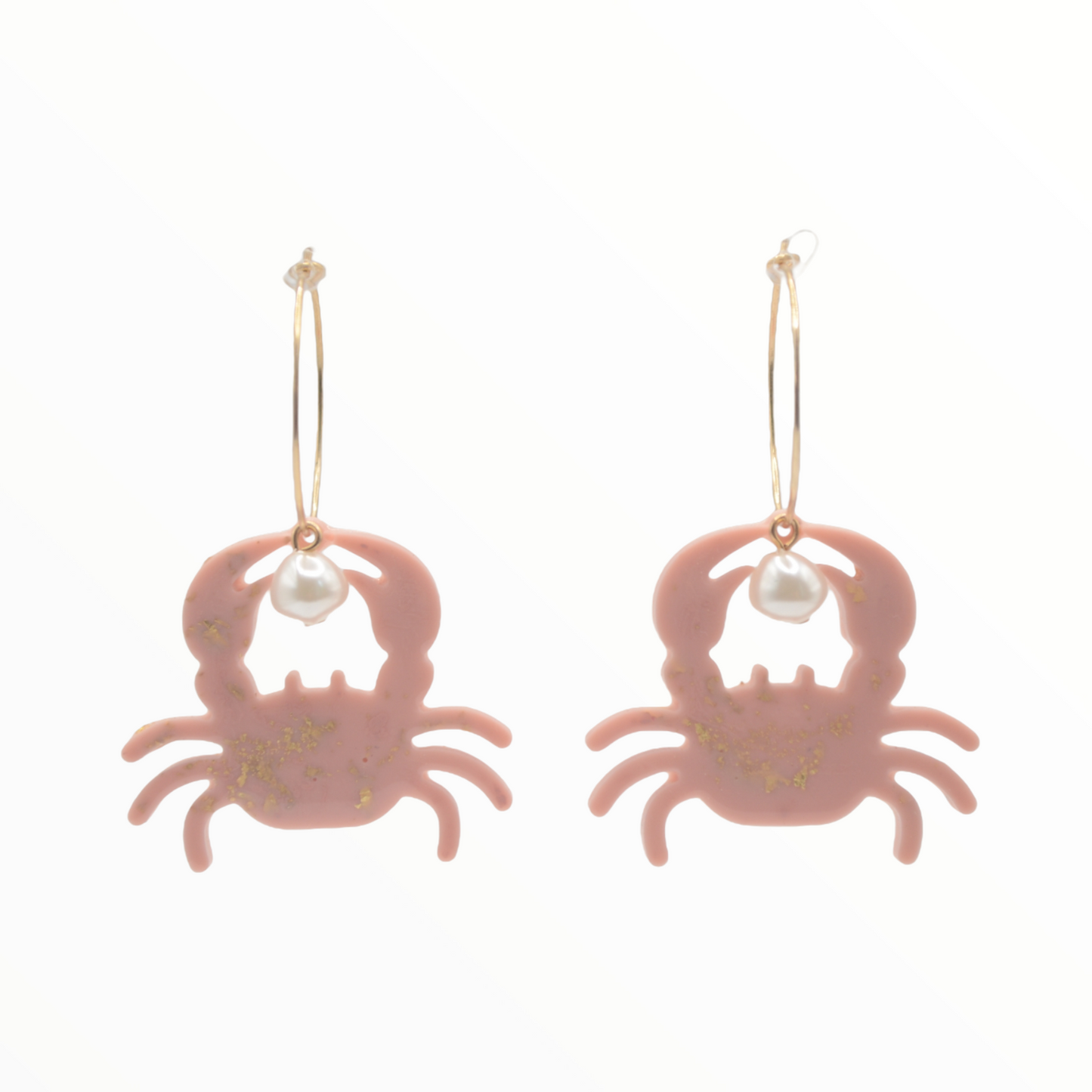 Crab with pearl nude