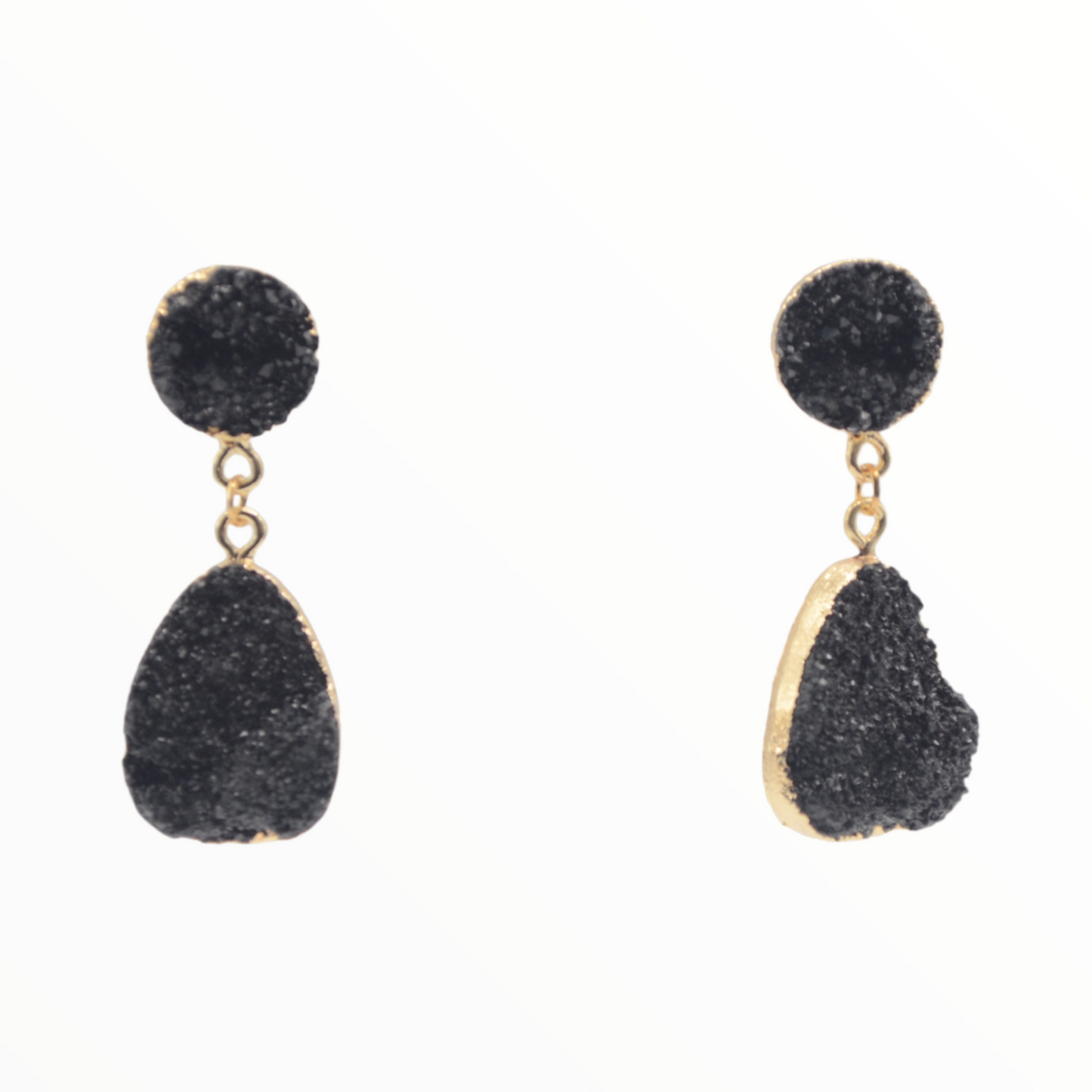 Druzy Drop schwarz